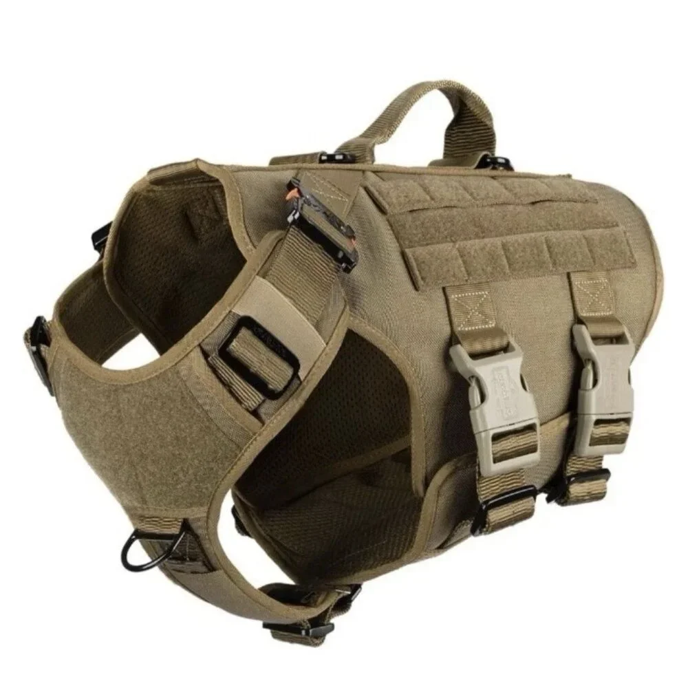 ICEFANG Tactical Dog Operation Harness Buckle,Dog Molle Vest Handle Size XL NWOT